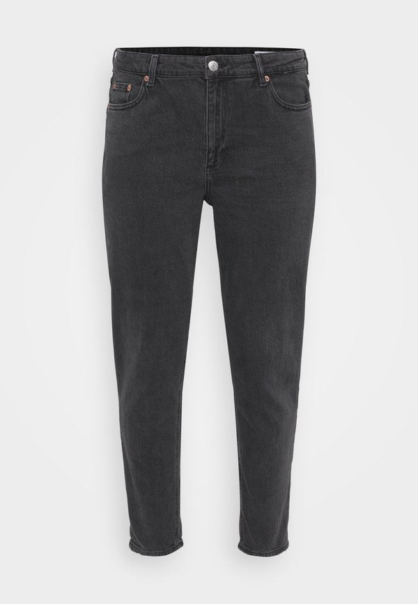 Vero Moda Curve Mom fit VMCTESSA High rise - Mom Jeans - dark grey denim