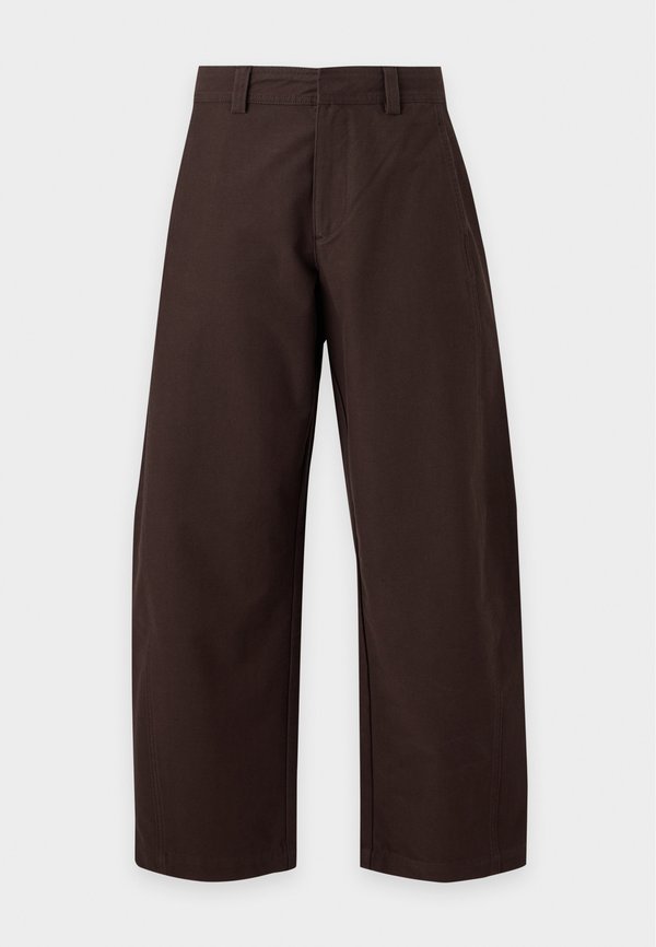 ONLY ONLCLAIR BARREL - Trousers - black coffee