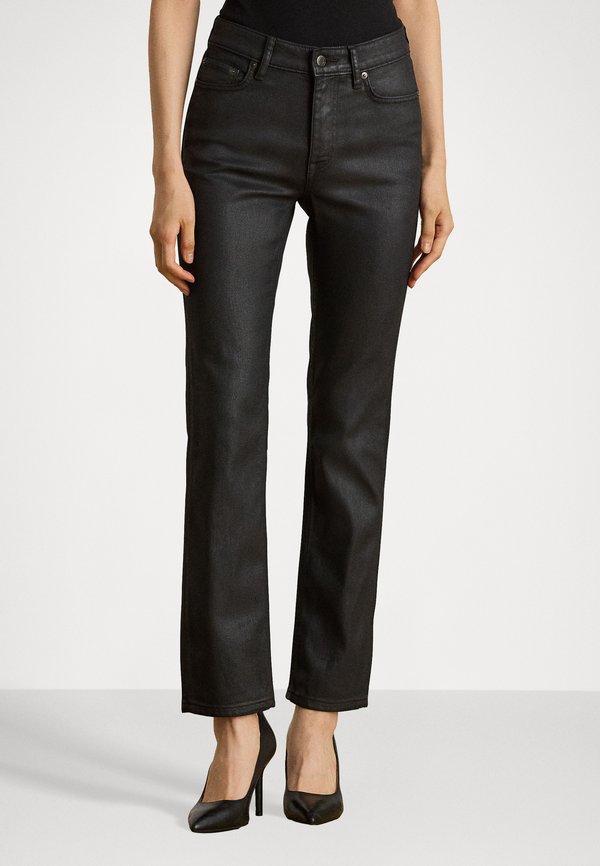 Lauren Ralph Lauren COATED HIGH-RISE STRAIGHT ANKLE JEAN