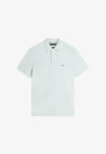 Tommy Hilfiger REGULAR FIT PIQUE POLO SHIRT WITH LINEN - Polo shirt - crushed mint