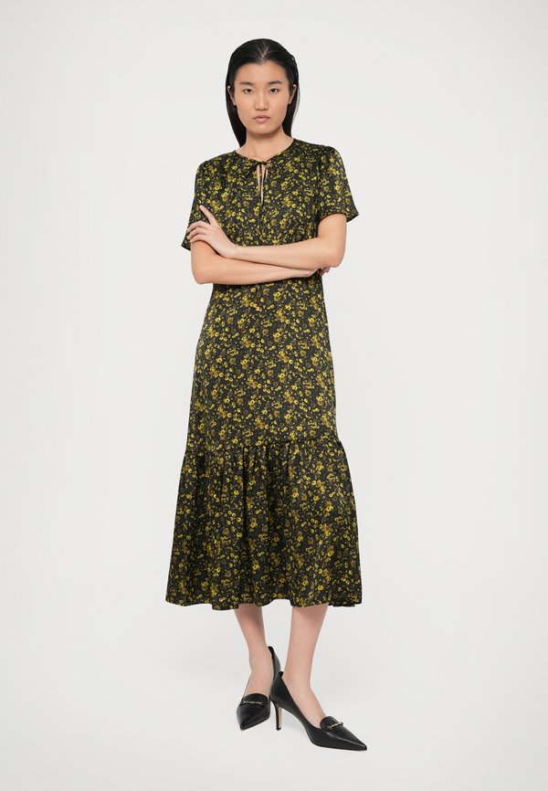 MICHAEL Michael Kors FLORAL MIDI DRESS