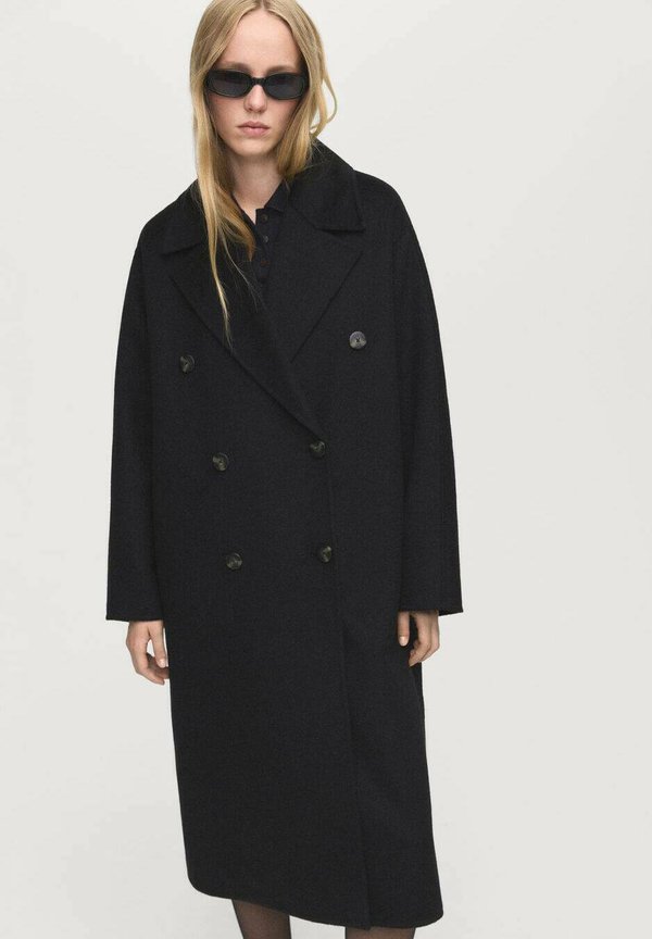 Mango Classic coat - zwart