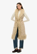Superdry & Co AFGHAN  - Waistcoat - mottled brown