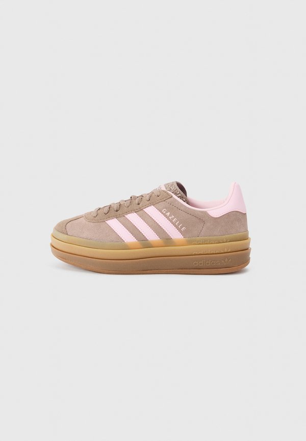 adidas Originals GAZELLE BOLD - Trainers - trace brown/clear pink/earth strata
