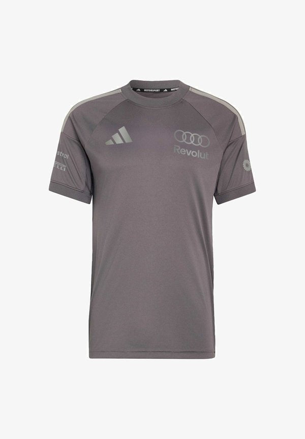 adidas Performance AUDI REVOLUT F1 TEAM DRIVER REPLICA - Sports T-shirt - grey strata   iron metallic