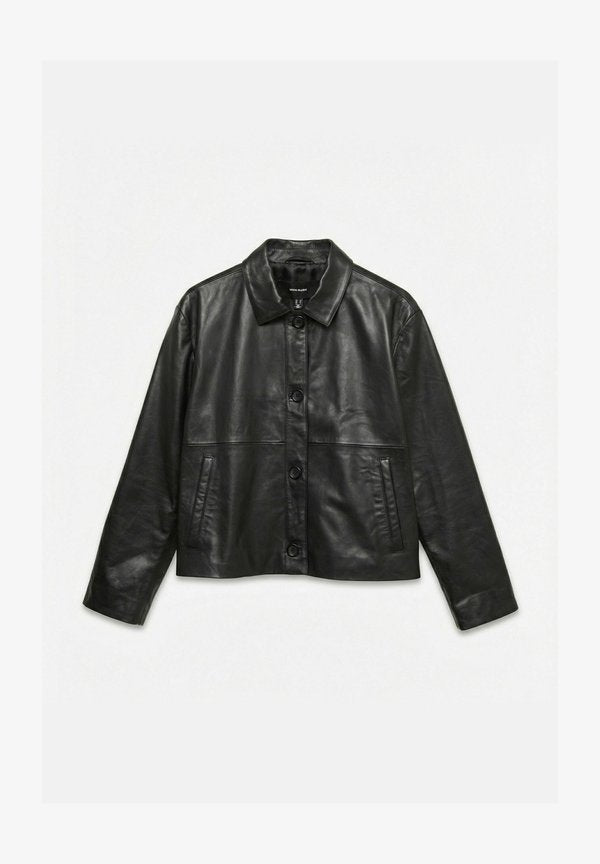 Vero Moda JACKET VMEVESTINA JACKET - Leather jacket - black