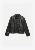 Vero Moda JACKET VMEVESTINA JACKET - Leather jacket - black