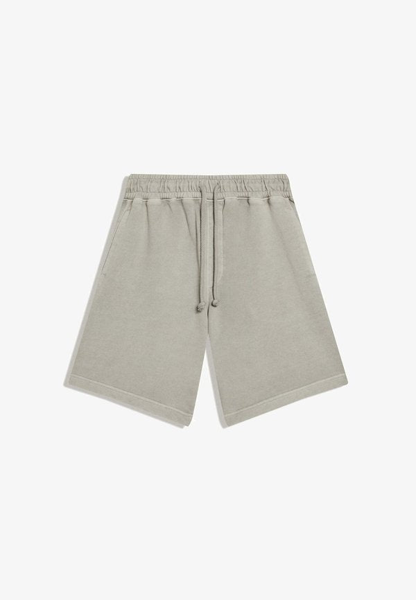 Bershka WASHED BERMUDA SHORTS - Tracksuit bottoms - grey