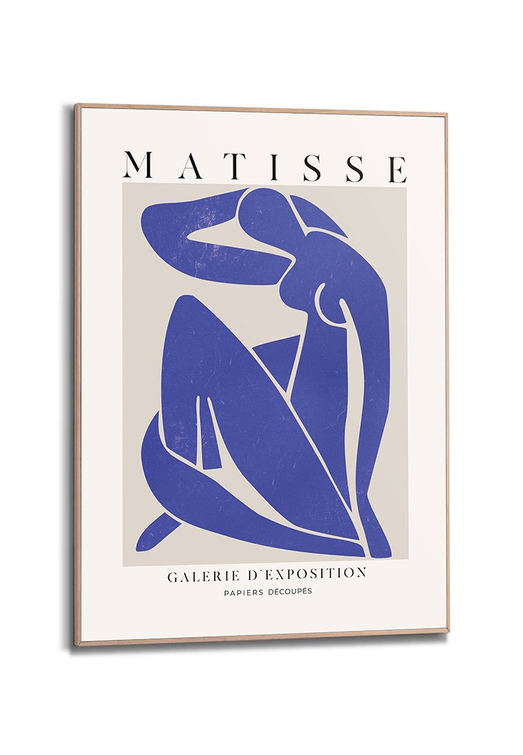 Orange Wallz BLUE MATISSE FIGURE