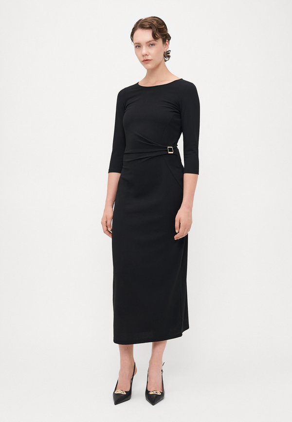 Vero Moda Tall VMHOSANNA 3/4 DRESS - Jersey dress - black