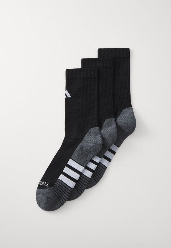 adidas Performance PERFORMANCE CLIMACOOL CUSHIONED CREW 3 PAIR PACK - Sports socks - black/white