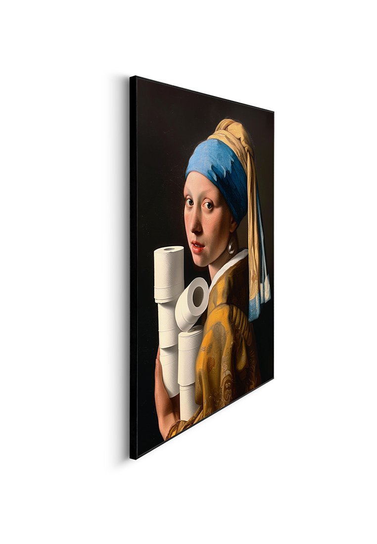 Orange Wallz TOILET PEARL GIRL
