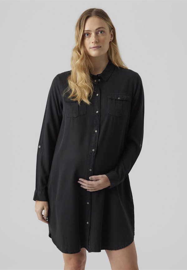 Vero Moda Maternity VMMSIGGA Maternity - Denim dress - black