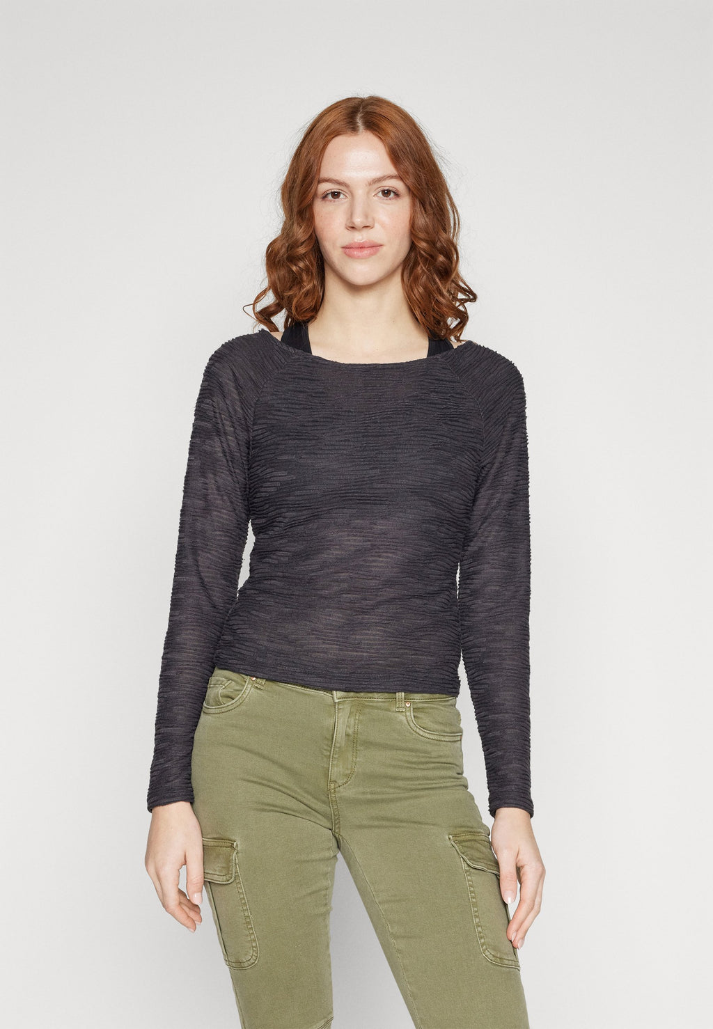 ONLY ONLCARLY BOATNECK TOP