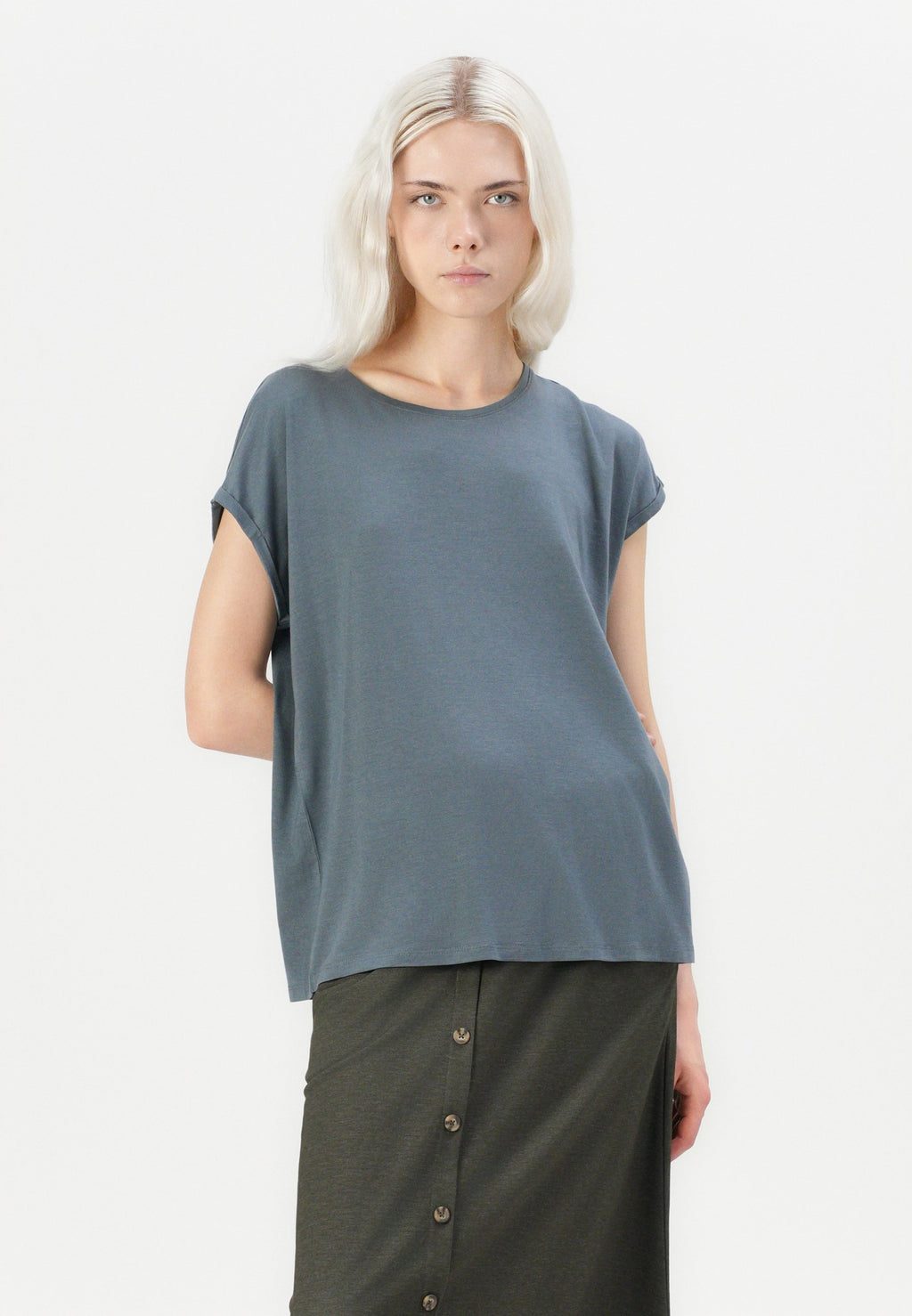JDY JDYBIRDIE MIDI BUTTON SKIRT