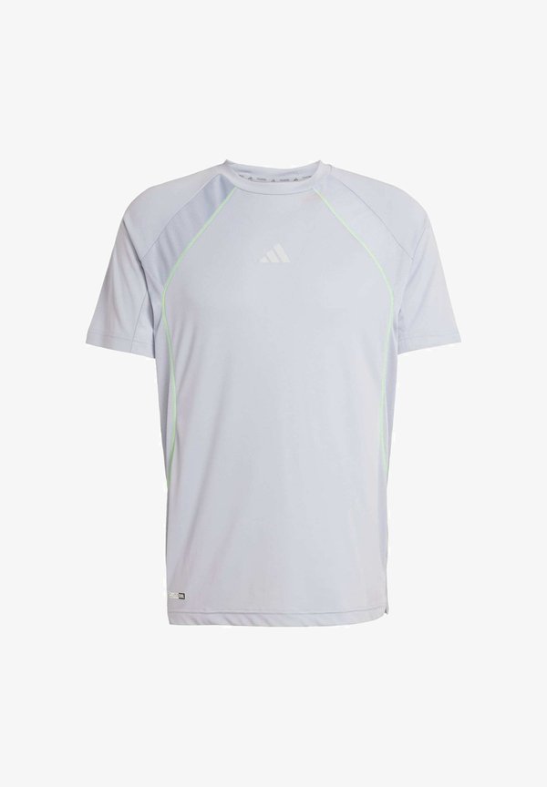 adidas Performance TEE - Print T-shirt - halo silver