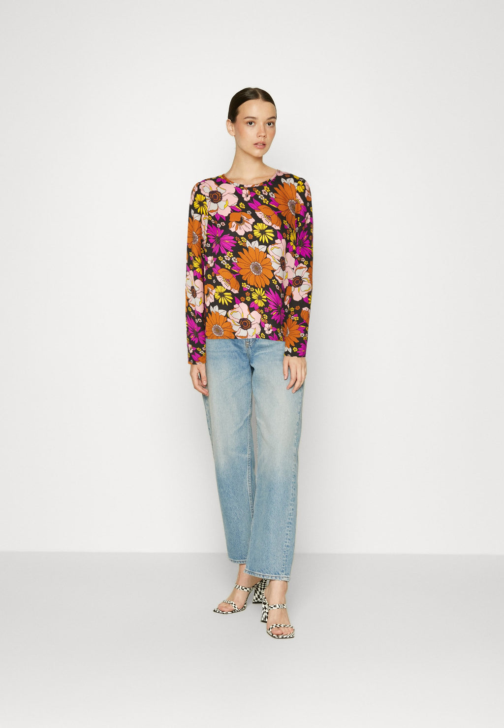 ONLY ONLRYLEE O NECK PUFF SLEEVE