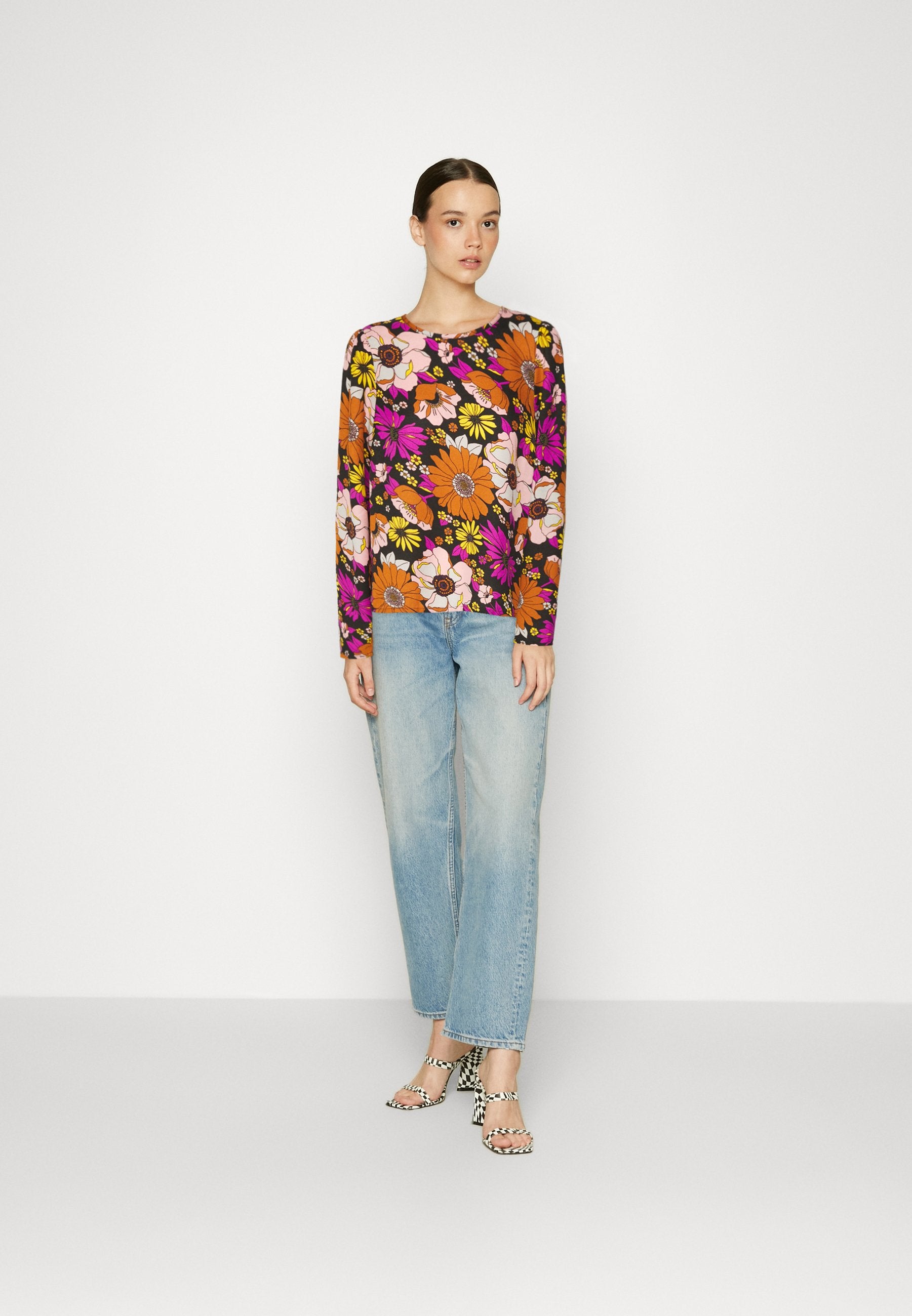 ONLY ONLRYLEE O NECK PUFF SLEEVE