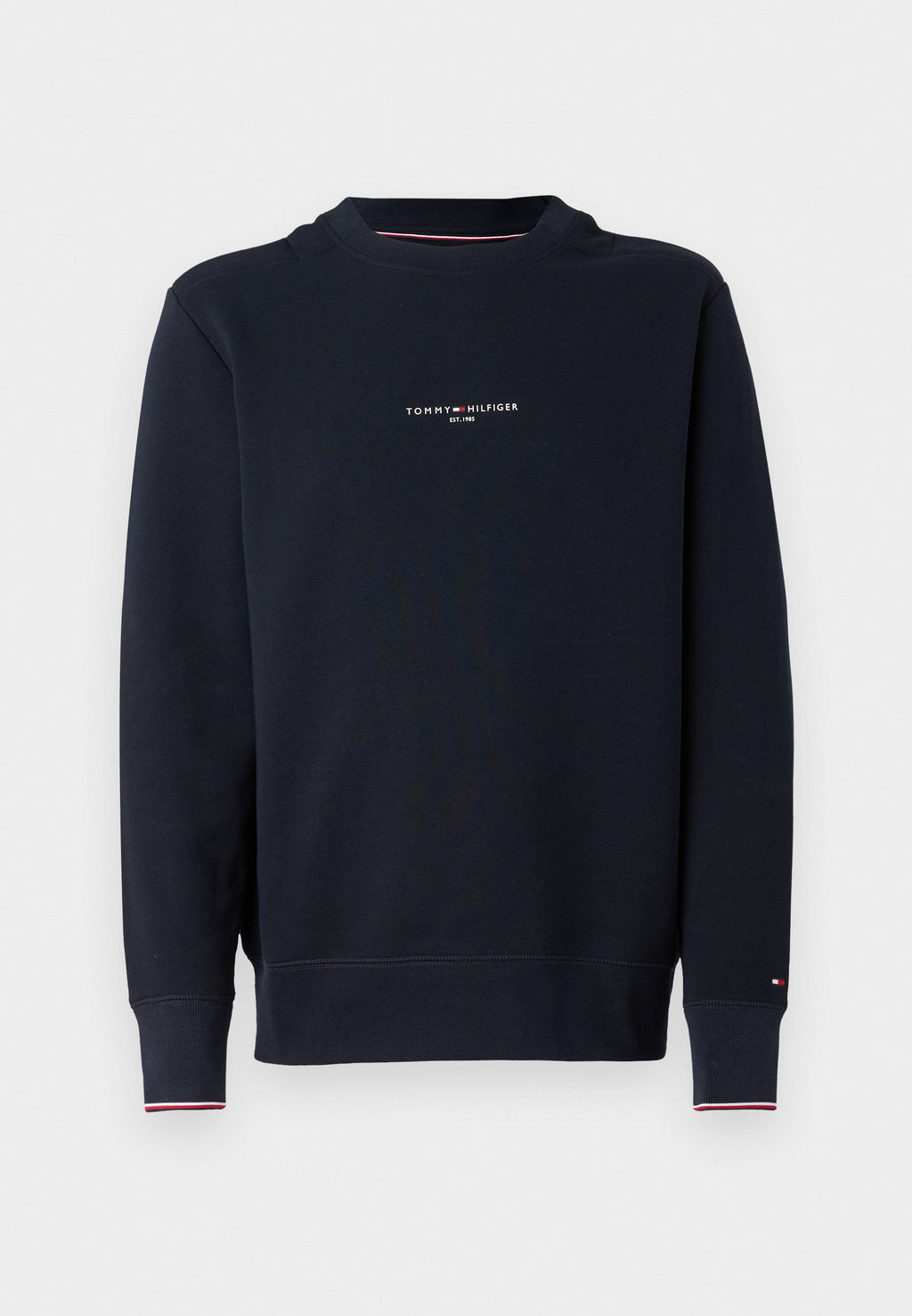 LOGO TIPPED CREW NECK Media 1