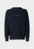 LOGO TIPPED CREW NECK Media 1