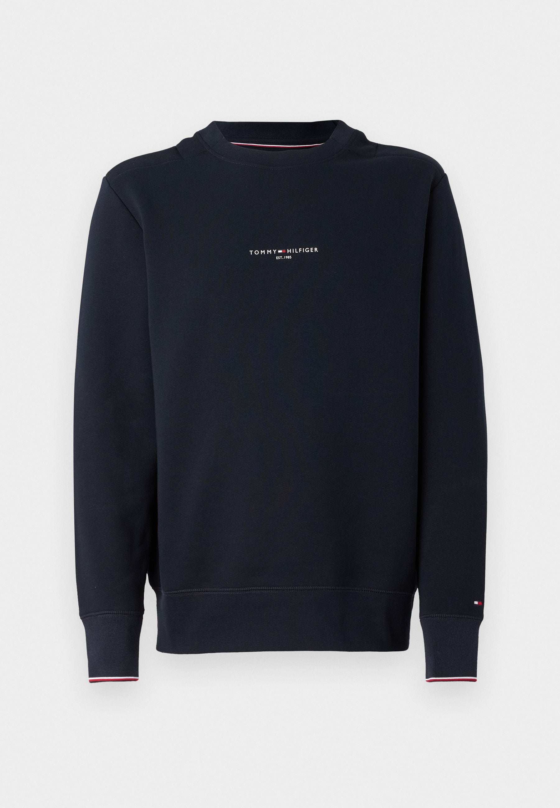 LOGO TIPPED CREW NECK Media 1