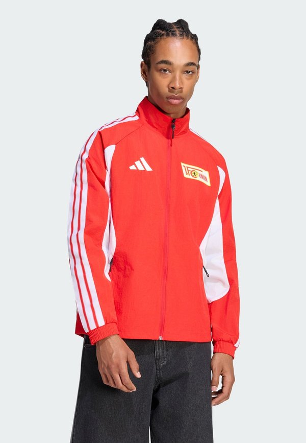 adidas Performance ADIDAS PERFORMANCE UNION BERLIN HOME ANTHEM JACKET - Club wear - vivid red   white