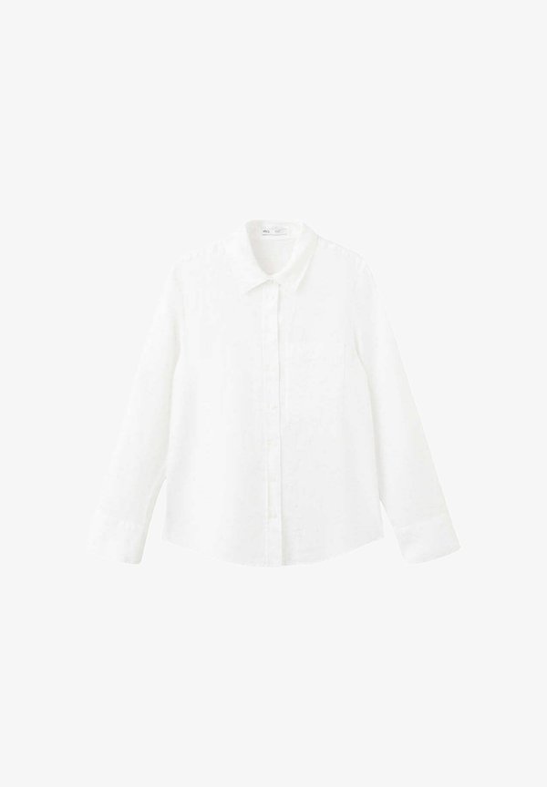 Mango ADULT - Button-down blouse - white