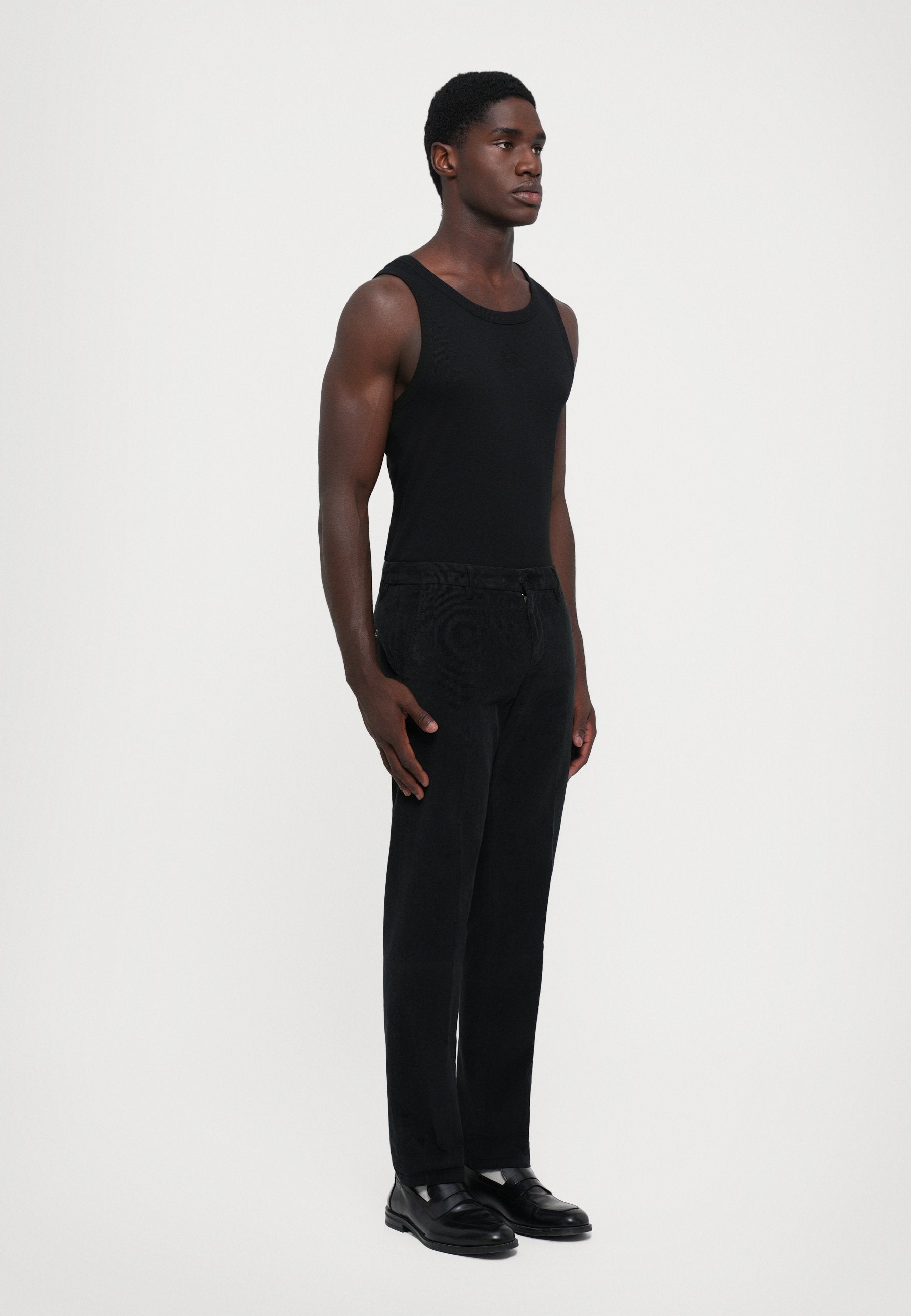 Dondup GAUBERT RELAX REGULAR FIT PANT BOTTOM OPENING