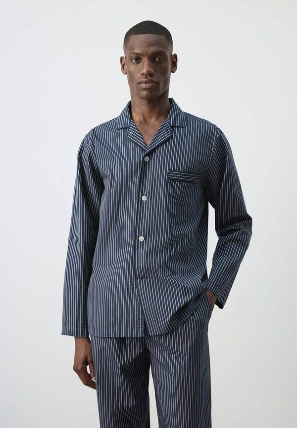 Mango ADULT SET - Pyjama set - blue white