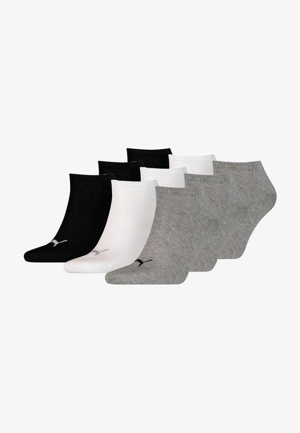 Puma 9 PACK - Sneaker socks - grey white black