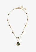 Mango Necklace - gold-coloured multi-coloured
