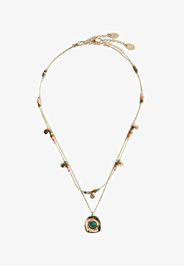 Mango Necklace - gold-coloured multi-coloured