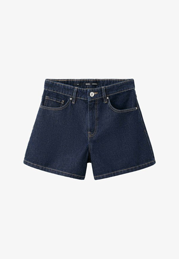 Mango ADULT - Denim shorts - blue