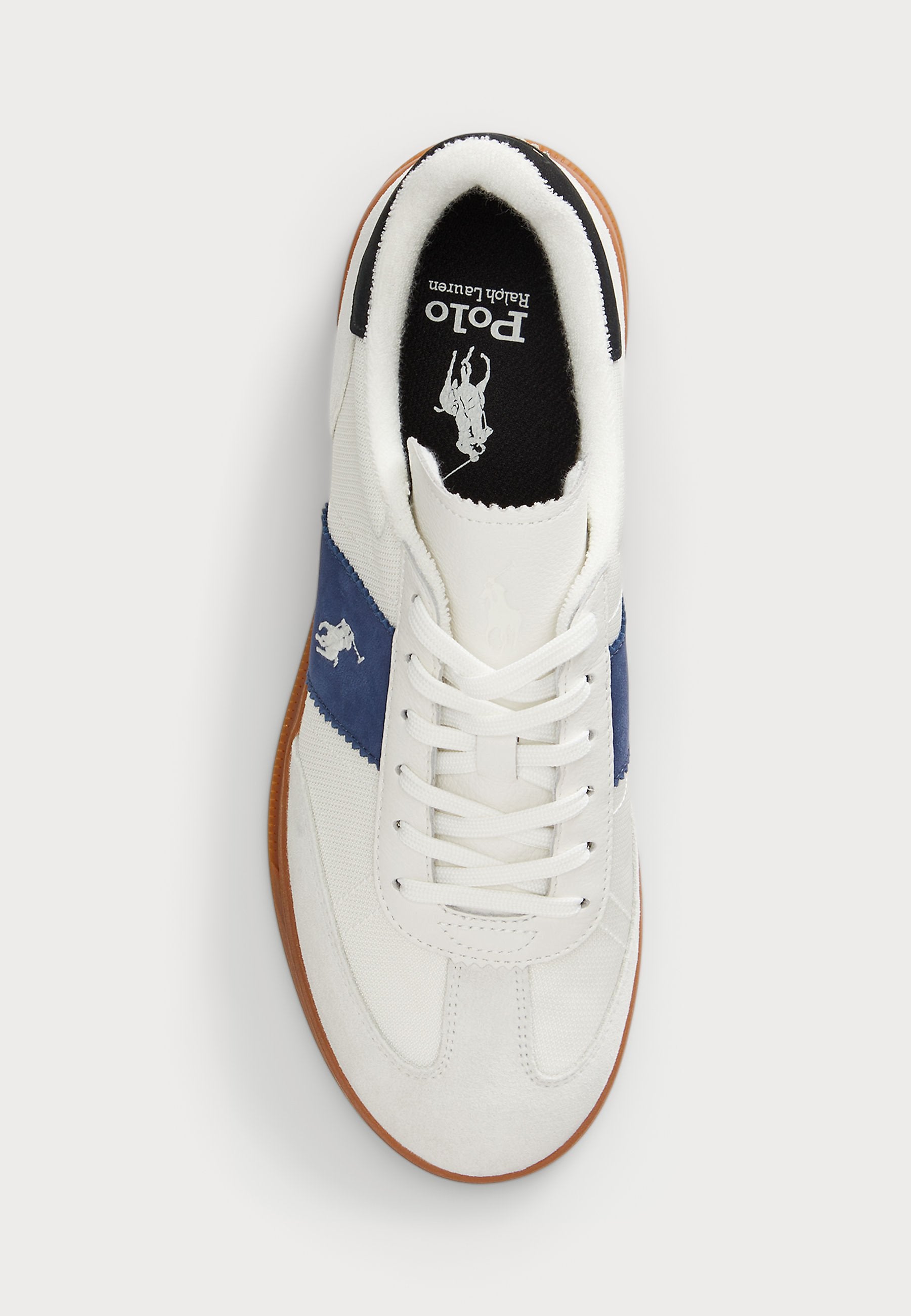 Polo Ralph Lauren HERITAGE AERA SUEDE-PANELED SNEAKER