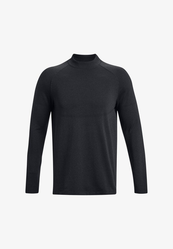 Under Armour RUNNING-RUSH SEAMLESS MOCK - Sweatshirt - schwarz