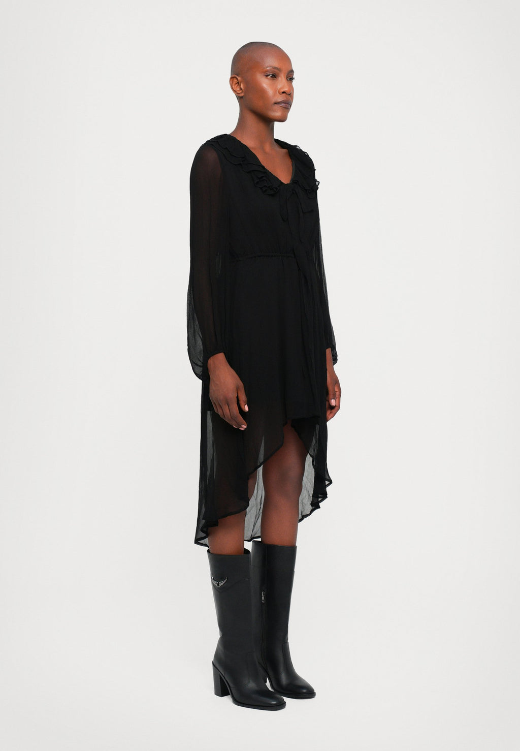 DESIGNERS REMIX IOLA RUFFLE DRESS