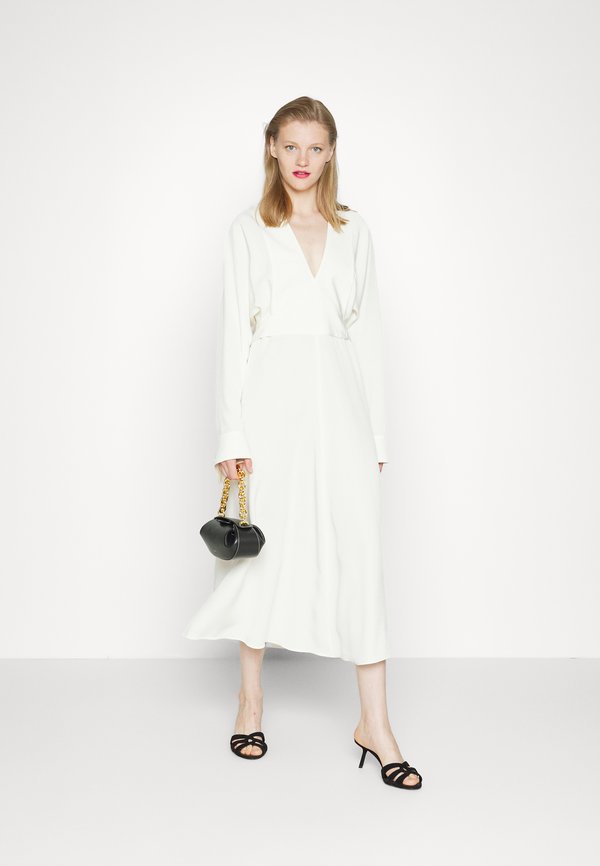 Victoria Beckham WRAP MIDI DRESS
