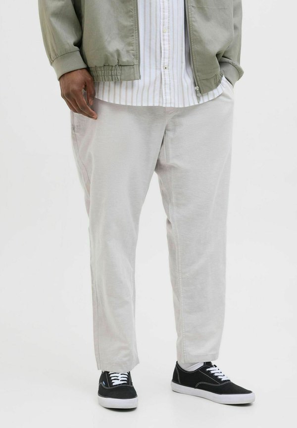 Jack & Jones Relaxed fit Plus Size - Tracksuit bottoms - Beige