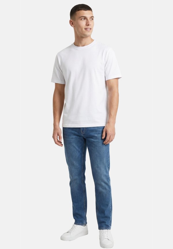Jack & Jones JACK & JONES 3 PACK  - Basic T-shirt - weiß dunkelblau