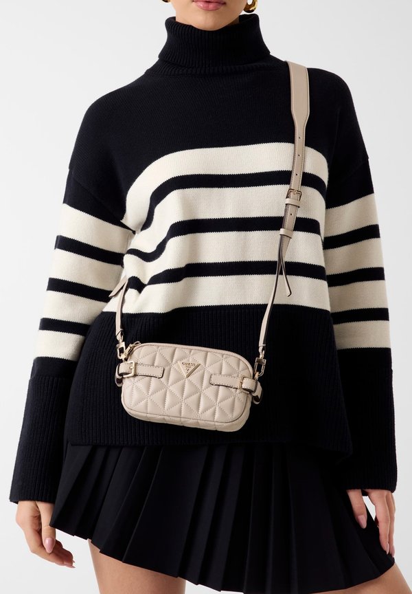 Guess PAISLEIGH MINI - Cross body bag - beige