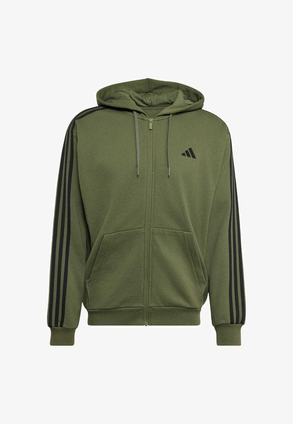 adidas Sportswear Zip-up sweatshirt - olive four/black