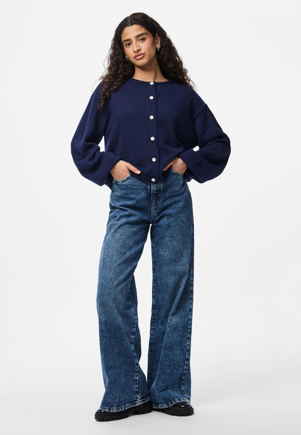 Pieces PCIDA LS O-NECK KNIT CARDIGAN NOOS BC