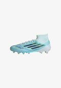 adidas Performance F50 SPARKFUSION ELITE MID CUT  - Football boots artificial grass - almost blue   dusky petrol   hi-res yellow