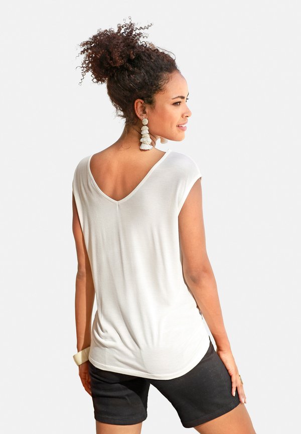 s.Oliver Basic T-shirt - creme