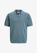 Jack & Jones Knitted Plain Knitted - Polo shirt - oceanview