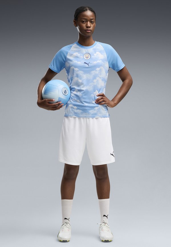 Puma MANCHESTER CITY AUFWÄRMTRIKOT - Club wear - icy blue-regal blue