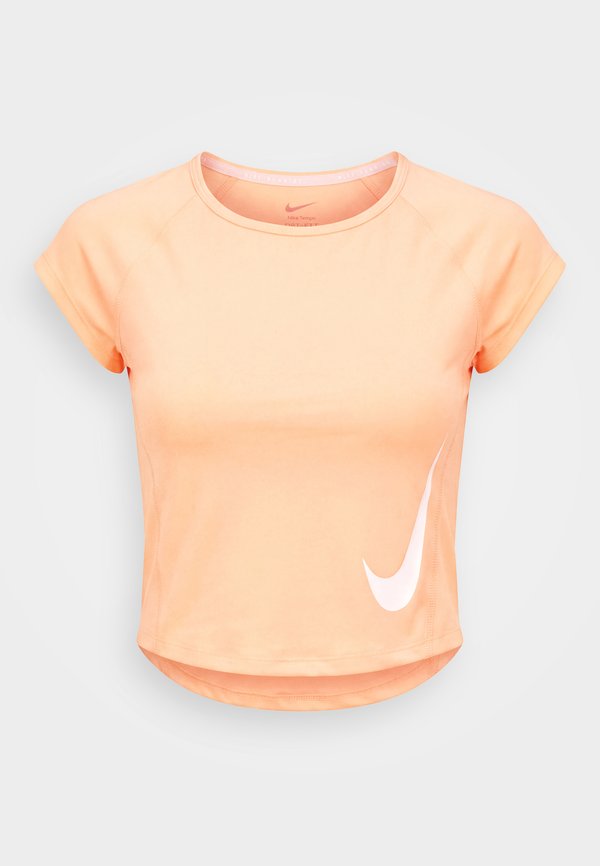 Nike Performance TEMPO RUN - Sports T-shirt - orange pulse/photon dust/white