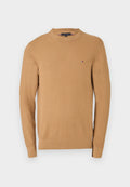 TEXTURED KNIT CREW NECK JUMPER Media 1
