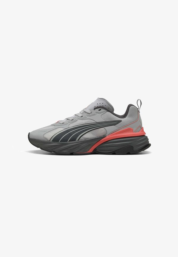 Puma PUMA FADE SNEAKERS UNISEX - Trainers - gray echo/shadow gray/red glamour