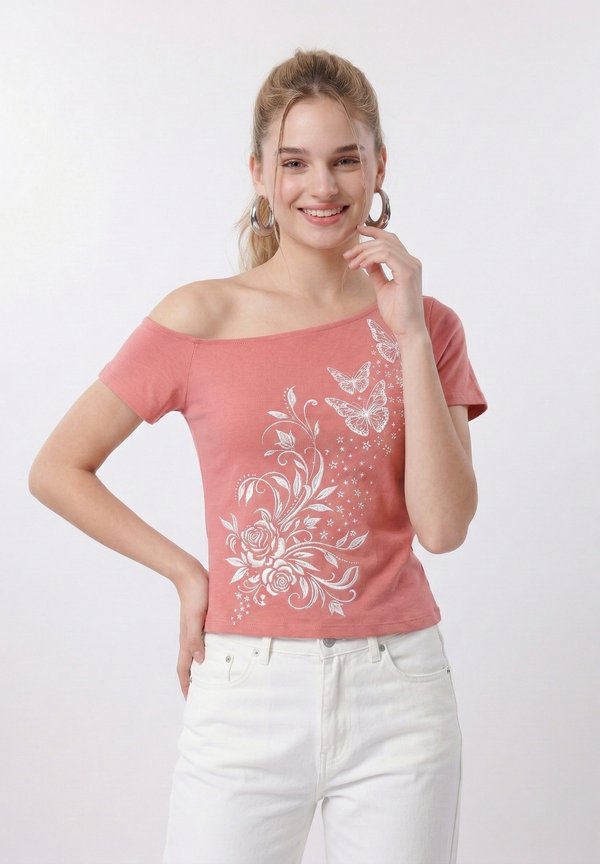 Even&Odd by Zalando BUTTERFLY GLITTER ONE SHOULDER
